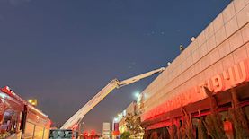 שריפה בשיפודי ציפורה, צילום: כבאות והצלה לישראל מחוז מרכז